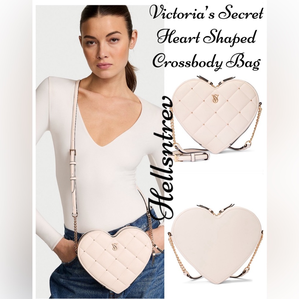 Victoria’s Secret BLING HEART SHAPE CROSSBODY BAG